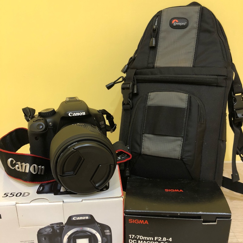 Canon 550D 彩虹公司貨+SIGMA 17-70mm鏡頭