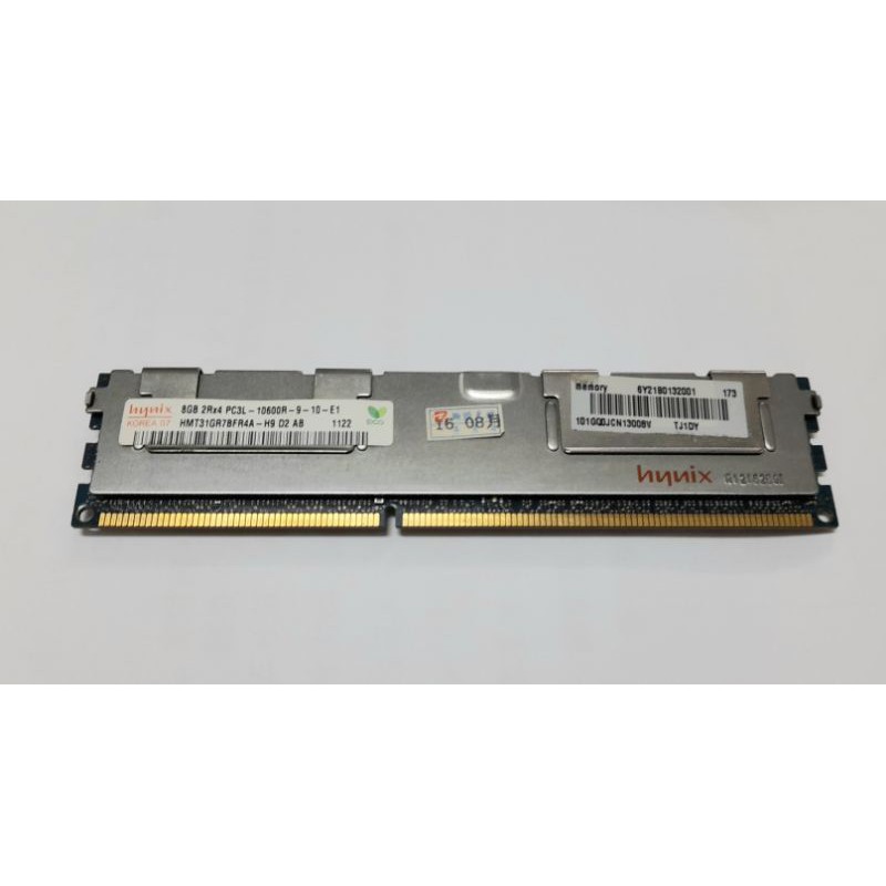 hynix DDR3L 1333 ECC REG 8G 記憶體