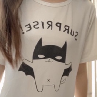 蝙蝠俠設計造型圓領短袖T shirt/清衣櫃二手衣