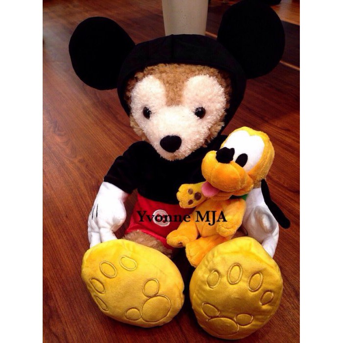 *Yvonne MJA* 美國 迪士尼Disney 樂園限定正品 Duffy 達菲熊 雪莉玫熊 S號娃 米奇 套裝外衣