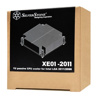 SilverStone銀欣 XE01 2011 薄型 全銅 CPU 散熱器 總高26mm 廠商直送