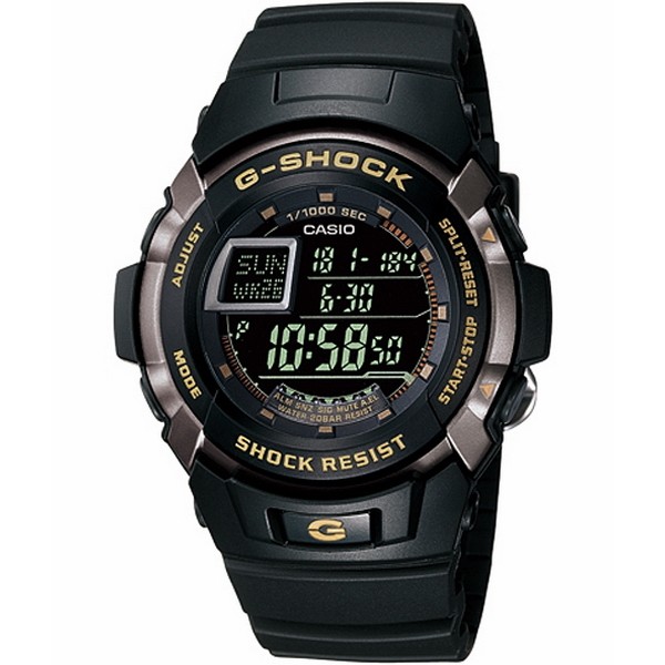 【CASIO】G-SHOCK  競速極限個性腕錶-黑 (G-7710-1)正版宏崑公司貨