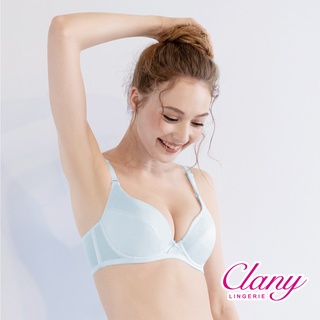 可蘭霓Clany 臺灣製無痕透氣排汗軟鋼圈BCD罩杯學生內衣 少女成長型涼感 6990-51 藍