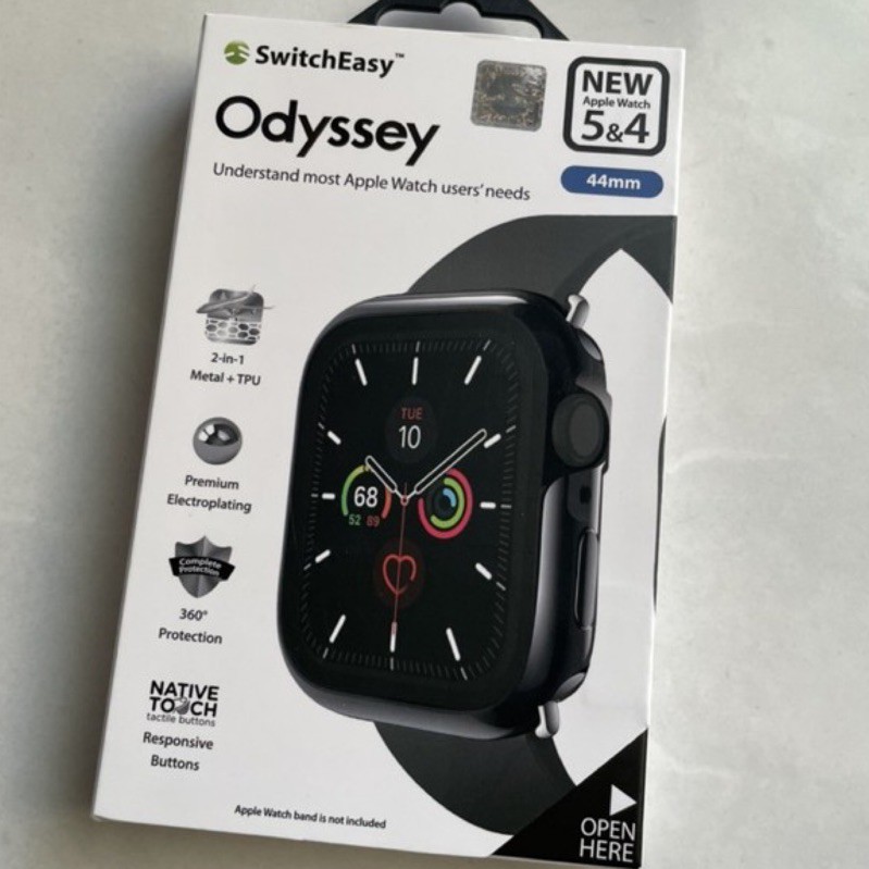 二手SwitchEasy Odyssey 44mm 金屬手錶保護殼 (Apple Watch 6/5/4/SE)