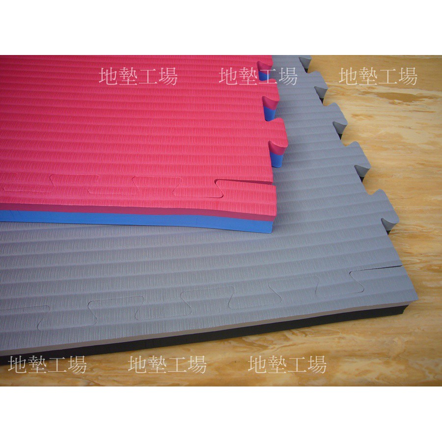 Eva運動地墊102 102 4 Cm 雙面可用地墊巧拼地墊防撞eva地墊加厚巧拼力波墊隔音墊柔道墊跆拳道武術墊