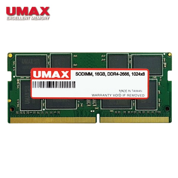 UMAX 筆電記憶體 16g DDR4 2666 SODIMM(已預定)