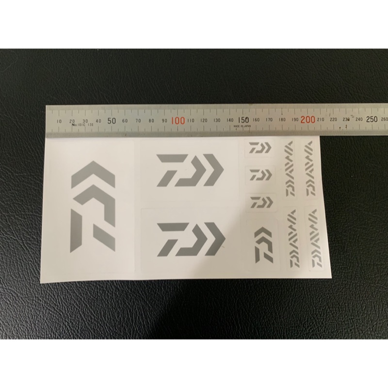 Daiwa原廠透明貼紙 11格