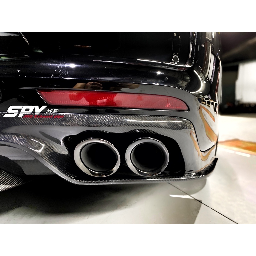 SPY國際 保時捷 Porsche Panamera 971 碳纖維後下擾流 下巴