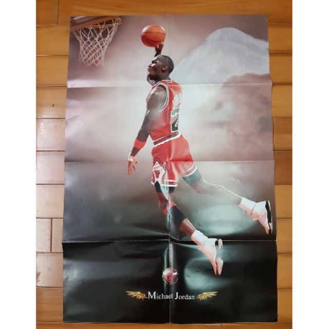 nba Michael Jordan Tracy McGrady 海報 絕版 XXL 美國職籃 hoop 喬丹