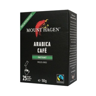 【Mount Hagen】公平貿易低咖啡因即溶咖啡粉(2g x 25入)