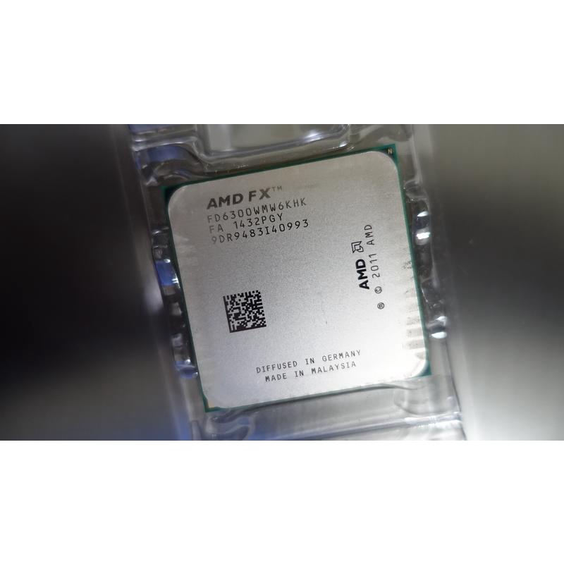 AMD FX - 6300 3.5G AM3+ 六核心 6C6T 零售正式版 FD6300WMW6KHK CPU