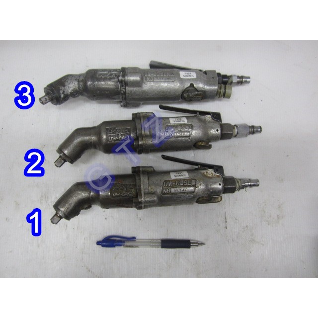 中古/二手 45度 3分角 氣動板手/氣動套筒板手- uryu - UW-6CSL -日本外匯機(P221)(P222)