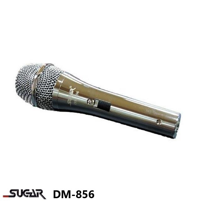 永悅音響 SUGAR DM-856 銀色有線麥克風 含麥克風線/收納盒 全新公司貨 歡迎+聊聊詢問 免運