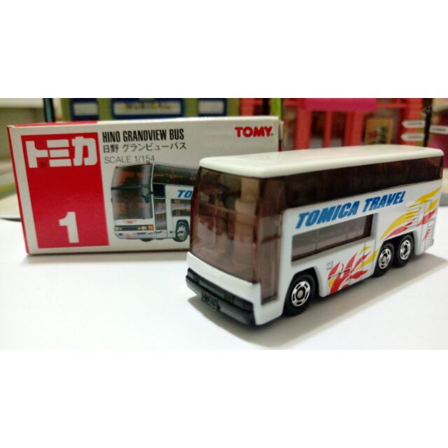 Tomica 紅標 1 絕版 稀有 Hino Grandview Bus 巴士 公車