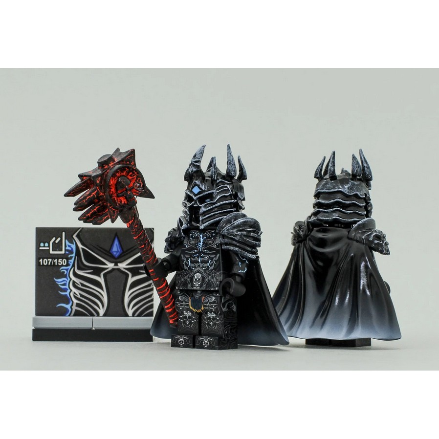 Lego Moc Minifigs Factory 巫妖王伯瓦爾bolvar Fordragon 第三方人偶 Mf 蝦皮購物
