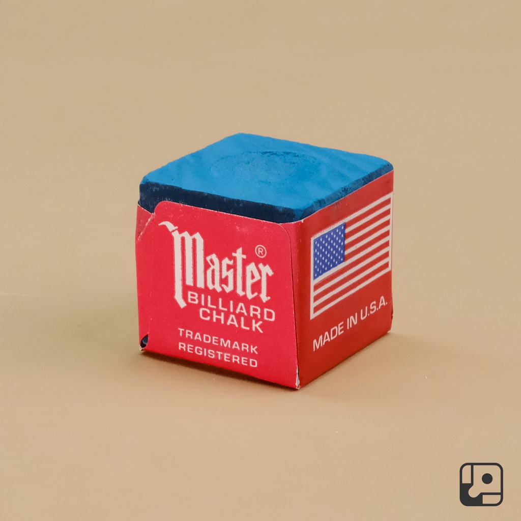 【TS撞球】美國 Master Chalk 鹿牌巧克 藍色 撞球巧克 單顆販售