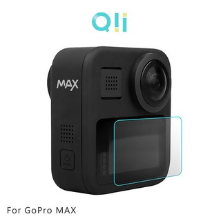 Qii GoPro MAX 玻璃貼(螢幕)(兩片裝)