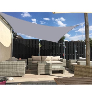 防紫外線 420D 矩形 6*8m 6x7m 戶外遮陽帆防水防紫外線和抗老化遮陽帆適用於花園、庭院、游泳池、戶外