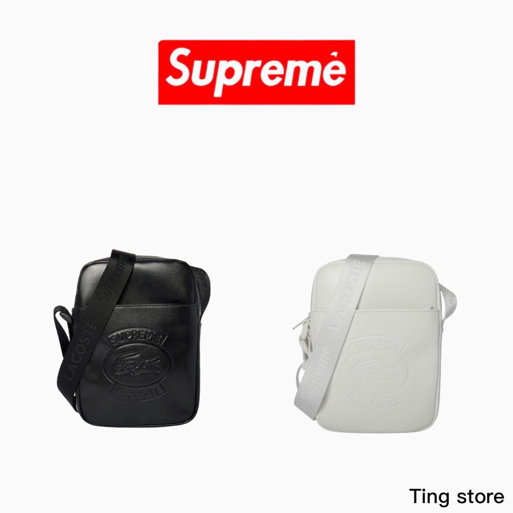 現貨秒發Supreme Lacoste側背包【Ting Store】