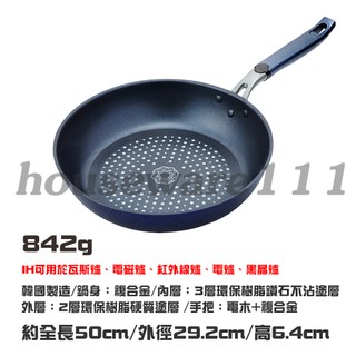 樂扣 鍋子 28公分樂扣樂扣經濟鍛造鑽石塗層平煎鍋 LOC1283IH 平底鍋 煎鍋