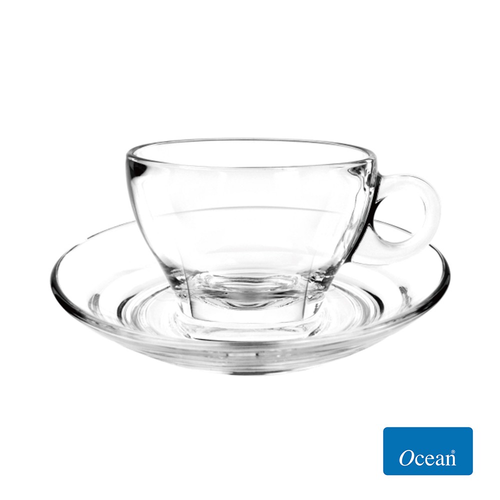 【Ocean】可啡系列美式拿鐵杯盤組260cc《WUZ屋子》咖啡杯盤 點心盤