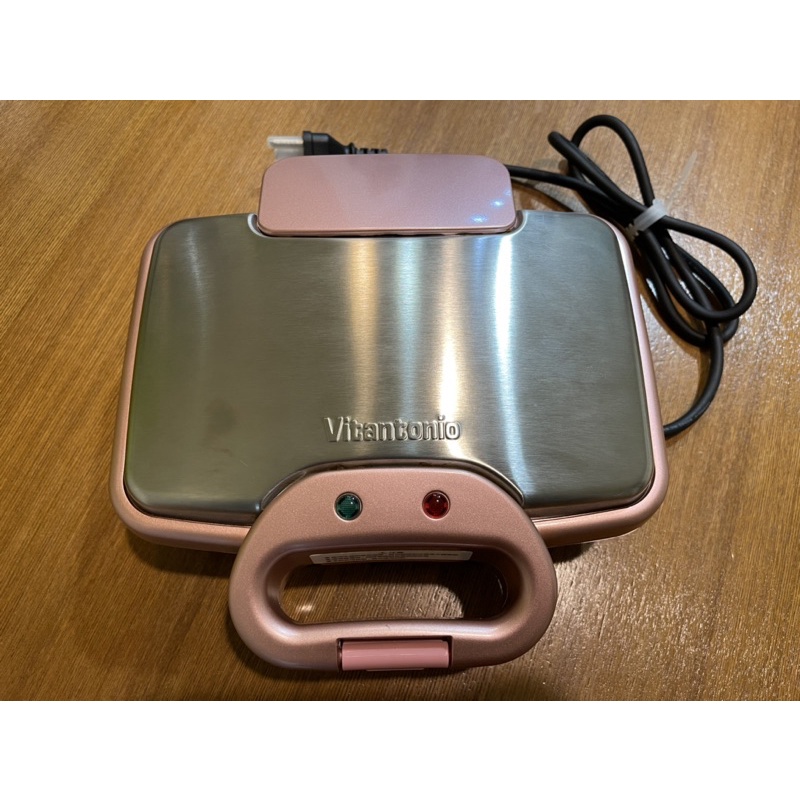 已預定【Vitantonio】小V粉色鬆餅機+烤盤（不拆售）