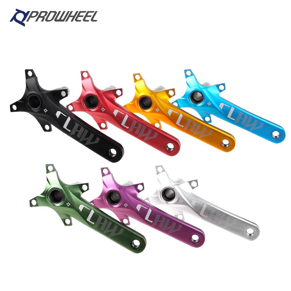 Prowheel 104BCD MTB 自行車曲柄組鋁合金底部自行車曲柄 MTB 曲柄 170mm 175mm