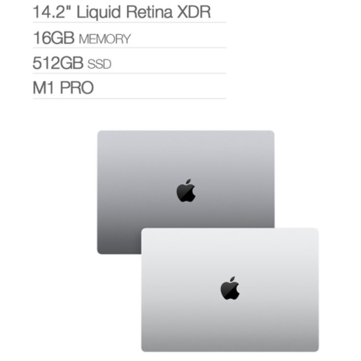 Apple MacBook Pro 14吋 M1 Pro 晶片 10 核心 CPU 16GB 1TB SSD 蘋果 筆電