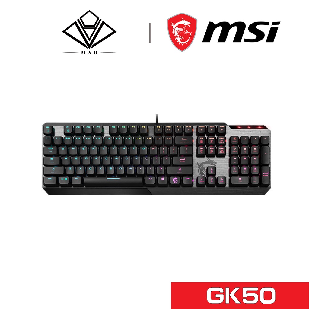 MSI 微星 VIGOR GK50 LOW PROFILE 電競鍵盤 遊戲鍵盤 機械鍵盤 短軸機械式鍵盤