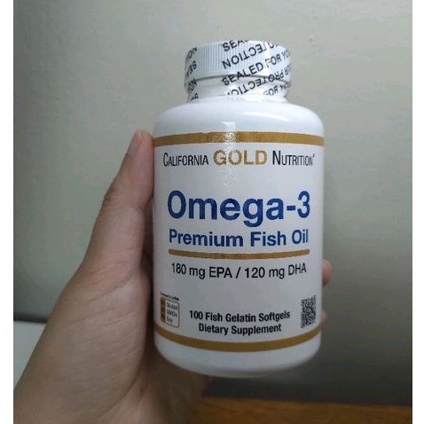 [優質魚油] California GOLD Nutrition Omega-3(180EPA/120DHA)100粒