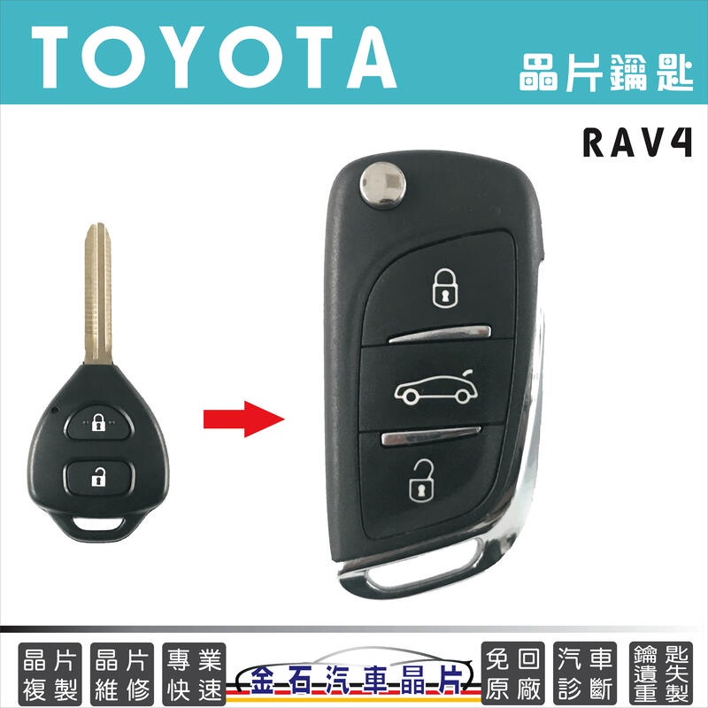 TOYOTA 豐田 RAV4 鑰匙複製 拷貝晶片 汽車鑰匙備份