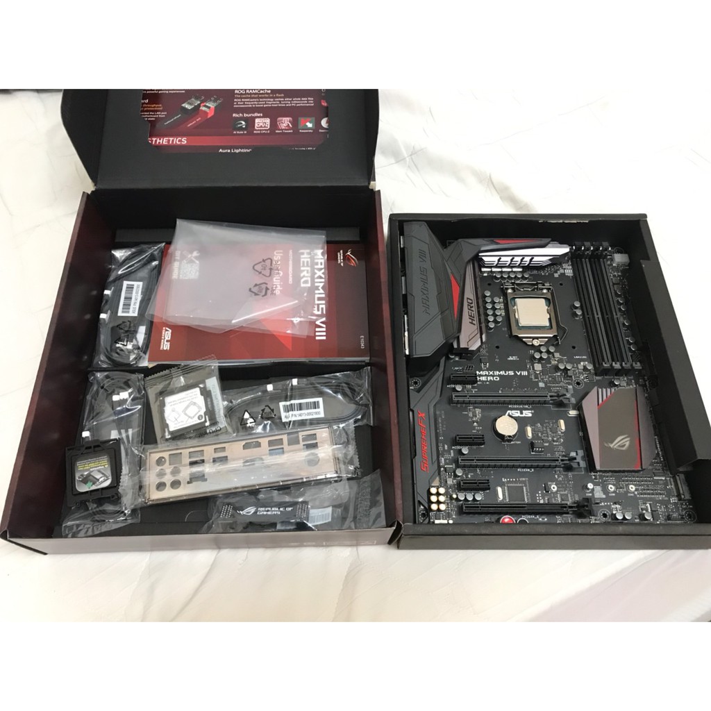 ASUS MAXIMUS VIII HERO 原廠保固內 Z170