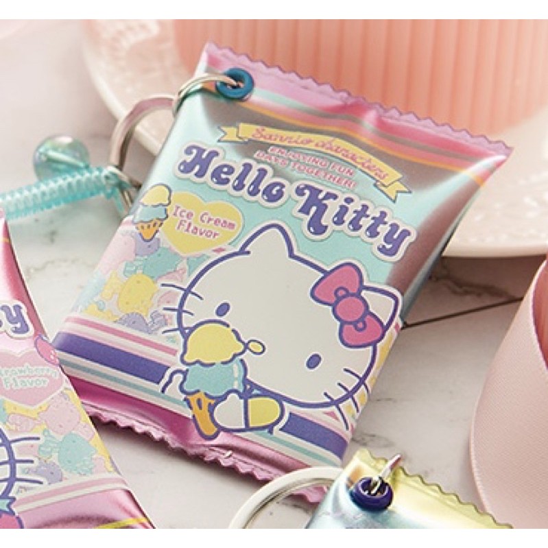 三麗鷗軟糖造型悠遊卡。Hello Kitty冰淇淋款。