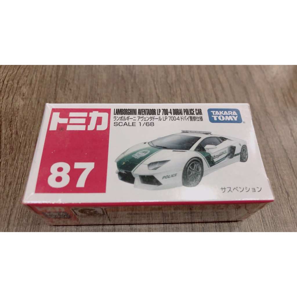 TOMICA 多美小汽車 NO.87 杜拜警車 藍寶堅尼 LAMBORGHINI