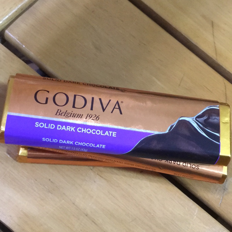Godiva solid dark chocolate 黑巧克力