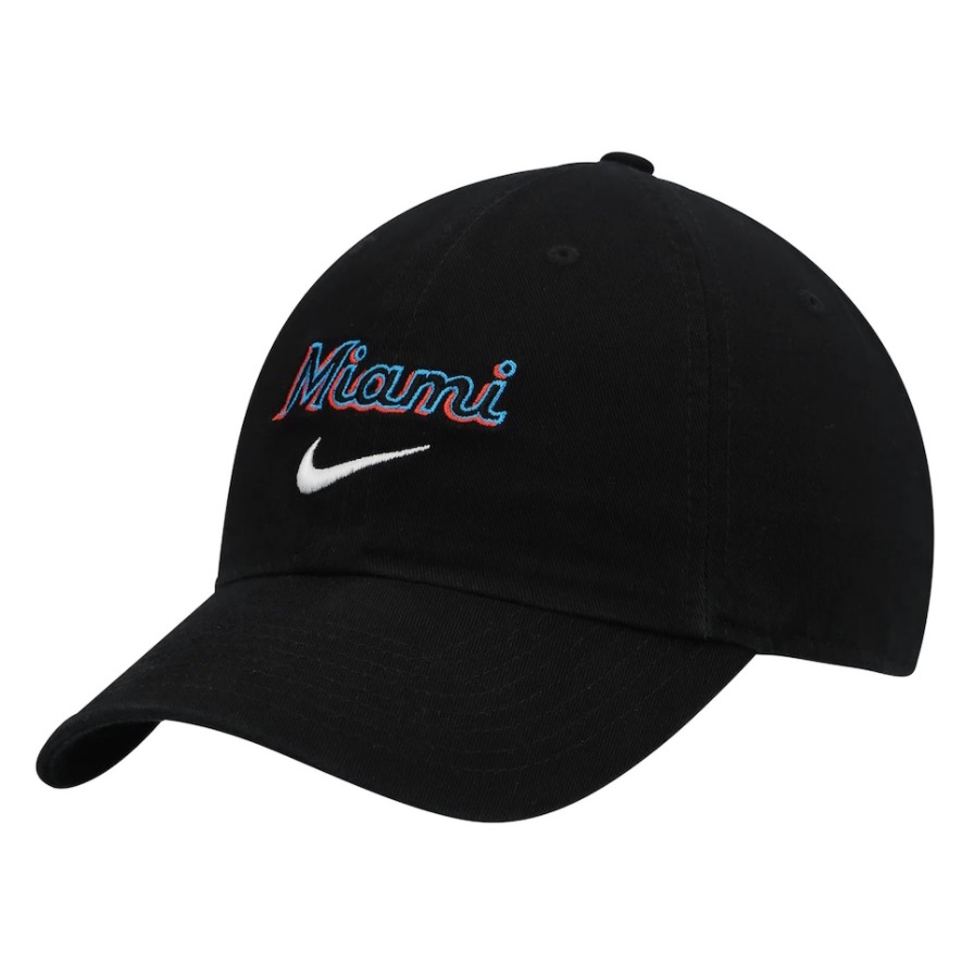 24小時發貨 NIKE MLB 邁阿密馬林魚 Miami Marlins 棒球帽 美國限定