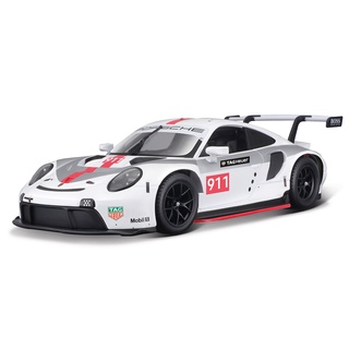 比美高Bburago 1:24 保時捷 Porsche 911 RSR 靜態合金塑膠壓鑄汽車模型收藏玩具
