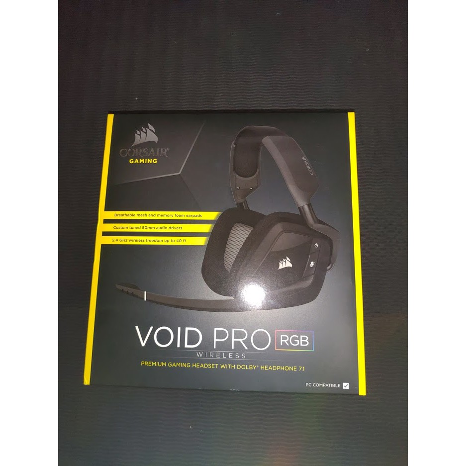 海盜船 Corsair VOID PRO RGB Wireless 無線耳機麥克風