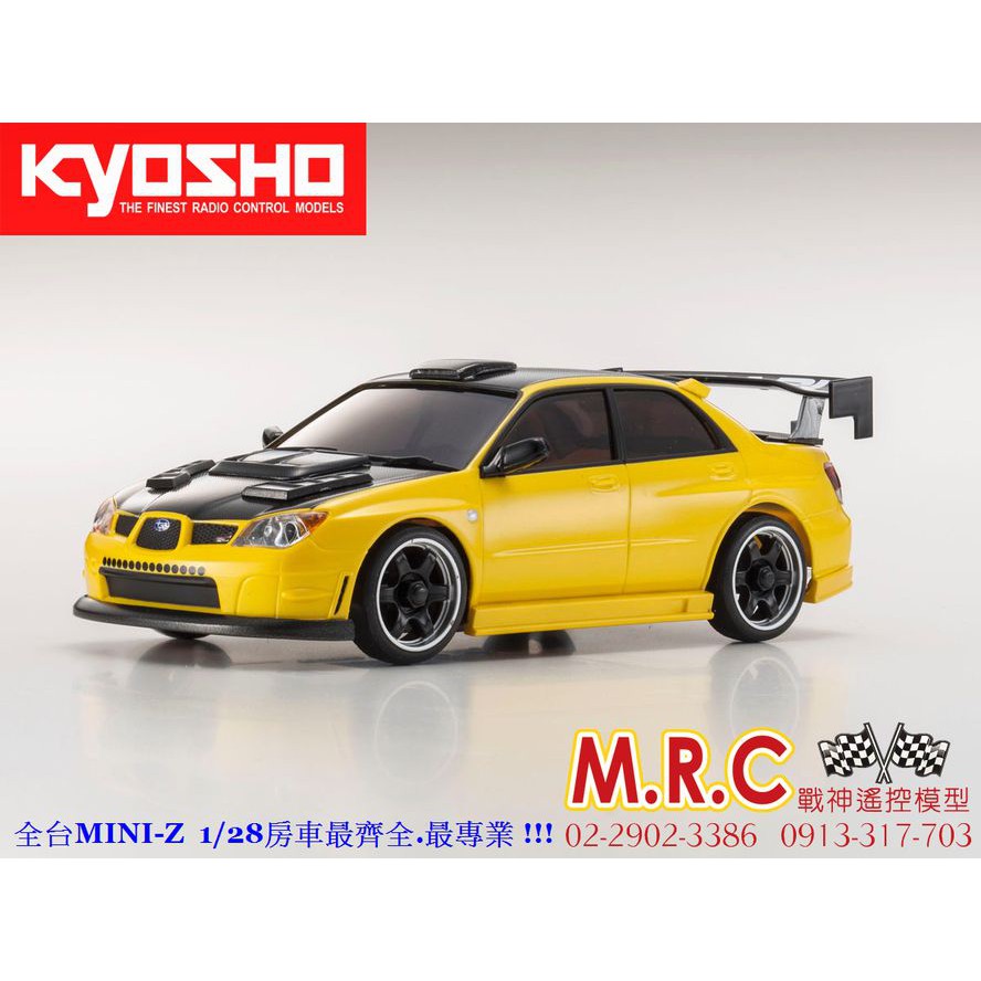 MRC戰神搖控 (現貨) KYOSHO MINI-Z MA020SPORT IMPREZA WRX Aero甩尾套裝車