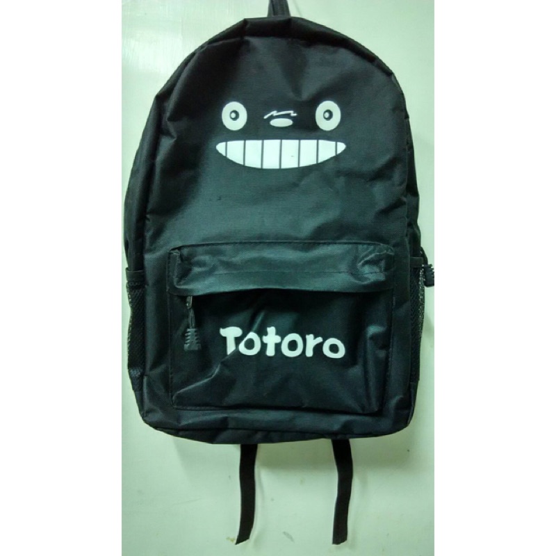 Totoro 龍貓黑色夜光螢光後背包