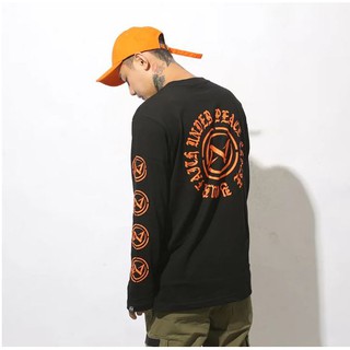 PS中壢 UNDER PEACE GOTHIC SLOGAN TEE.LS 薄長袖 長袖 哥德字