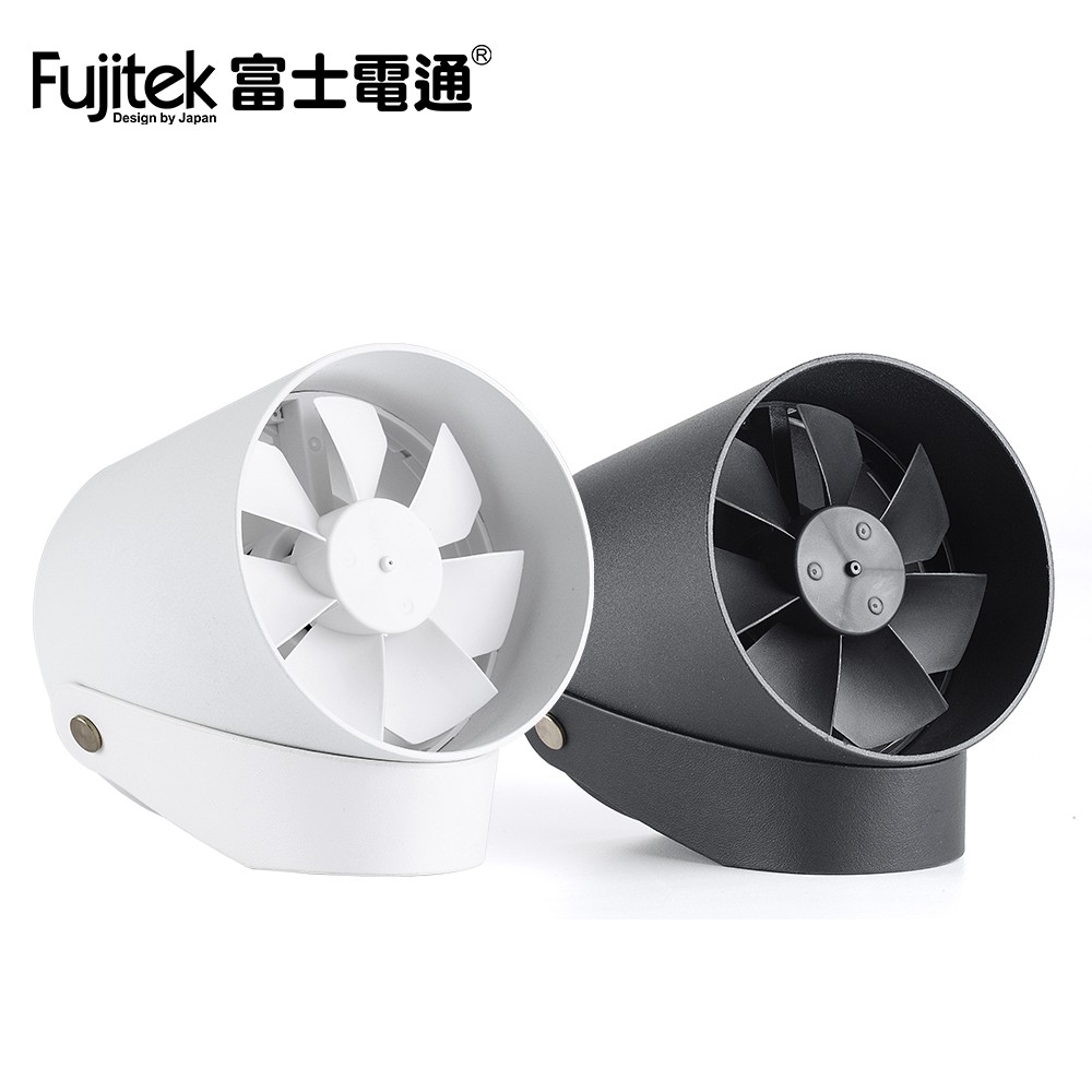 【Fujitek 富士電通】智能觸控USB循環扇 風扇 電風扇 USB扇 FT-LFN01白 FT-LFN02黑