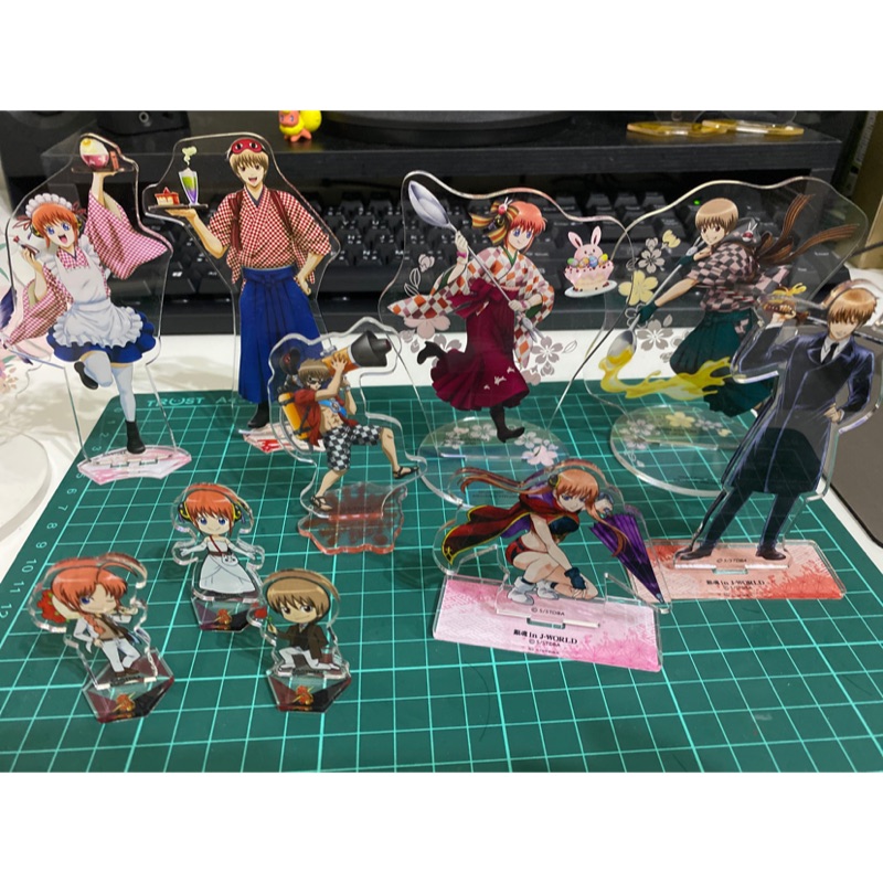 銀魂沖神立牌壓克力立牌j World 茶會沖田神樂神威 蝦皮購物