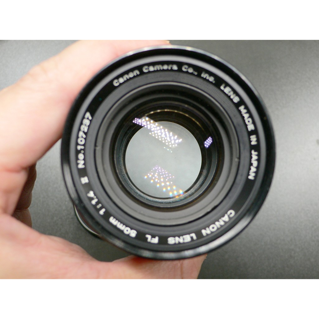 老鏡頭- FD>> CANON LENS FL 50mm 1:1.4 II 代鏡(canon銀環鏡) | 蝦皮購物