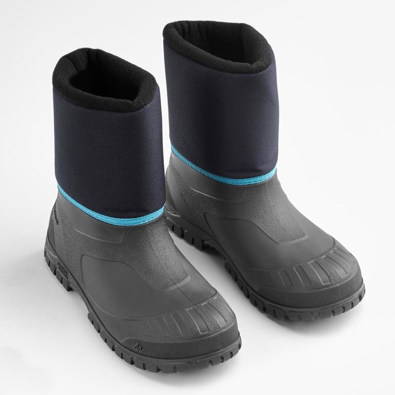 兒童雪靴 - 3°C防水防滑雪地健行鞋 QUECHUA 迪卡儂