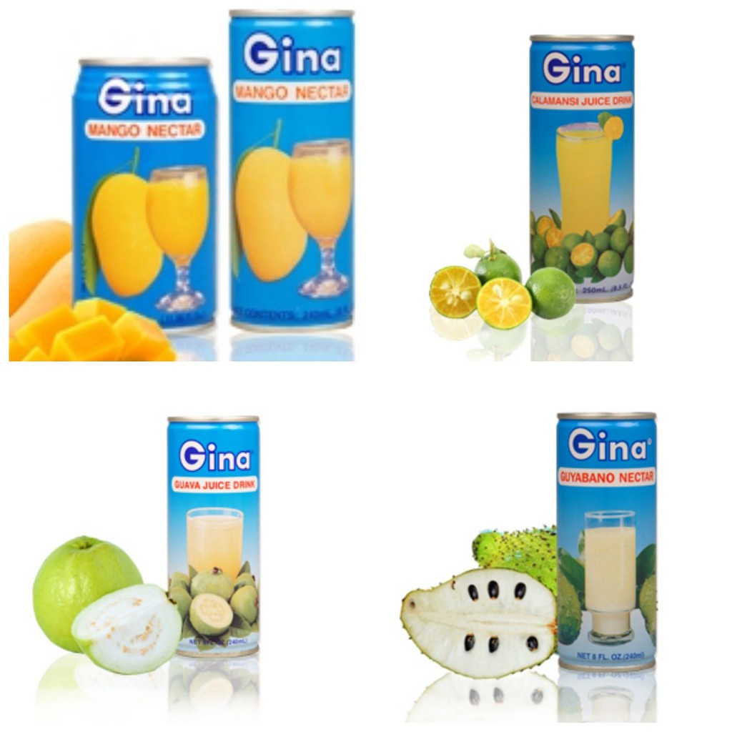 特價 菲律賓 GINA JUICE 真雅 芒果汁 芭樂汁 金桔汁 刺果番荔枝 芭樂汁 飲料