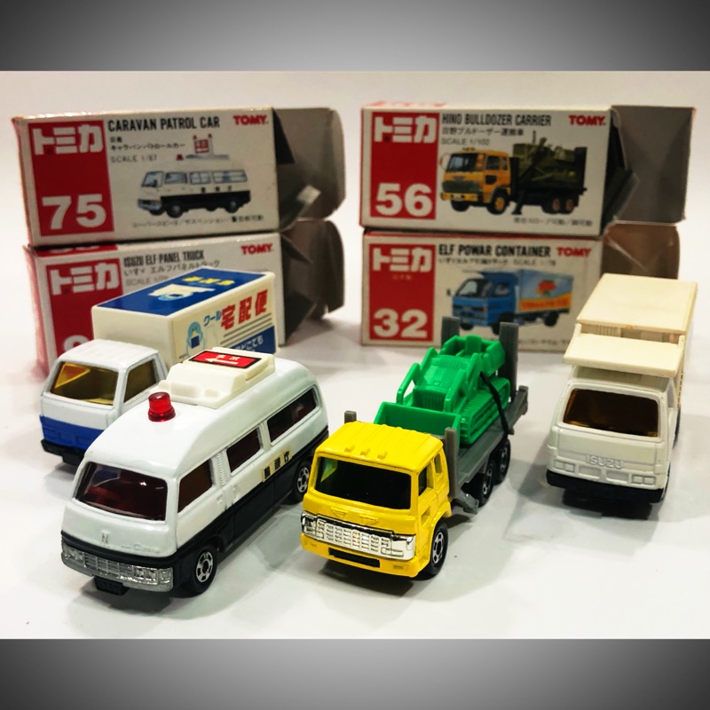 多美 絕版 紅標 稀有 tomica 32 56 75 98 日野 警政署 非 風火輪 火柴盒