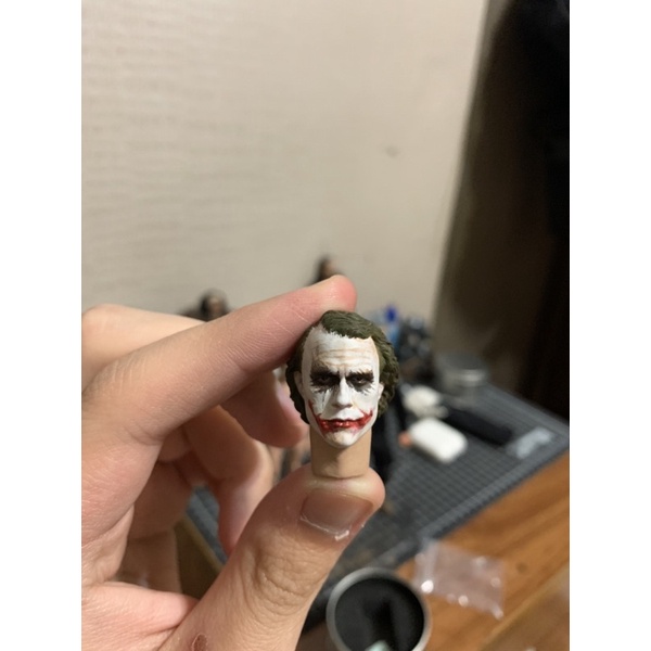 Mezco尺寸 1/12 6吋小丑 頭雕 希斯萊傑 Joker 黑暗騎士(shf mafex ml)