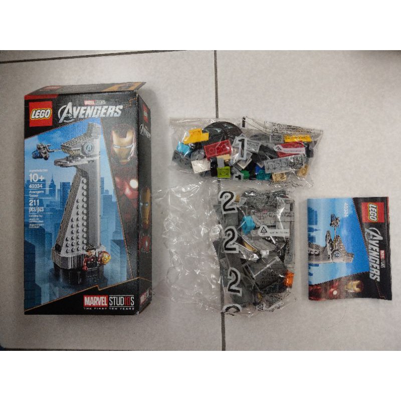 Lego 40334 復仇者大樓 Avengers Tower 拆賣+全新未拆40460 玫瑰花