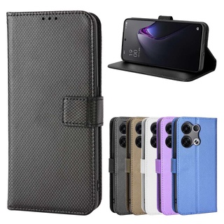 時尚鑽石翻蓋保護套 Oppo Reno 8 Pro Plus 5G 錢包保護套 Reno8 5G 掛繩卡夾 PU 皮套